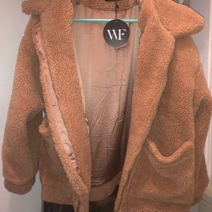 white fox boutique teddy jacket
